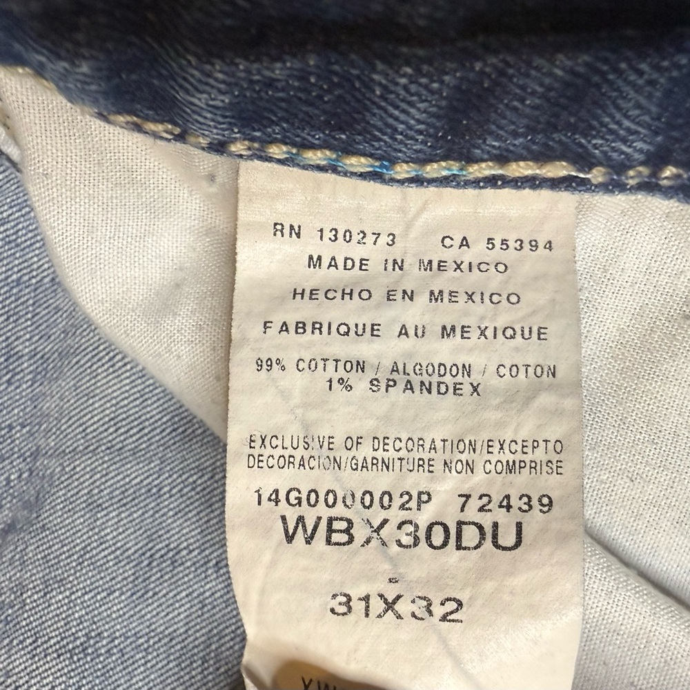 Rock '47 By Wrangler Women’s Boot Cut Denim Jeans Medium Wash Size 31 - Picture 6 of 11
